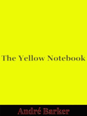 cover image of The Yellow Notebook